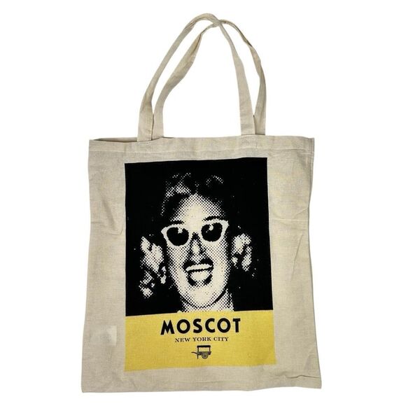 Brand New Moscot Eyewear Tote Bag Grandma Sylvia 100% Cotton Bag - Picture 1 of 5